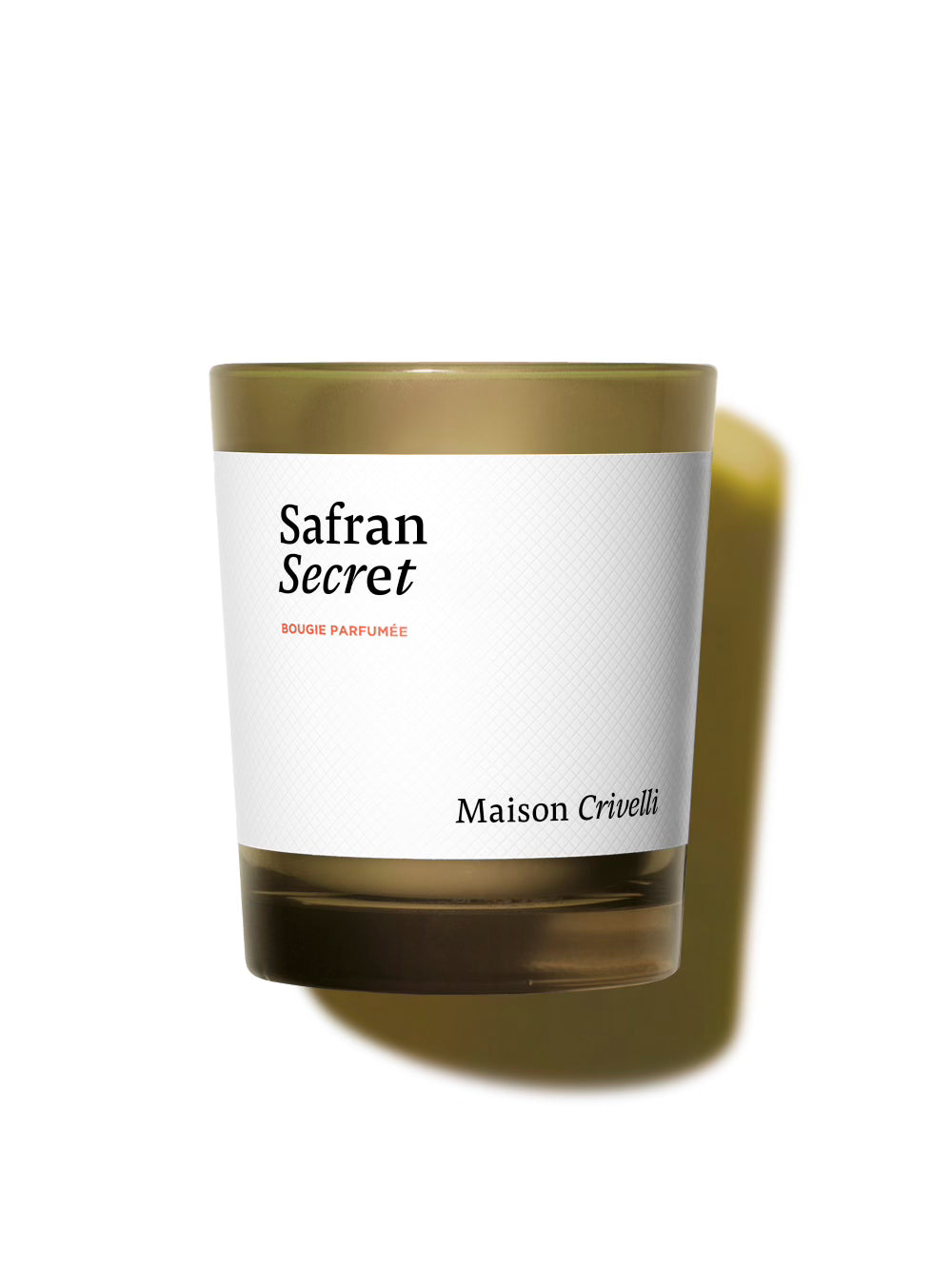 Bougie parfumée Safran Secret de Maison Crivelli