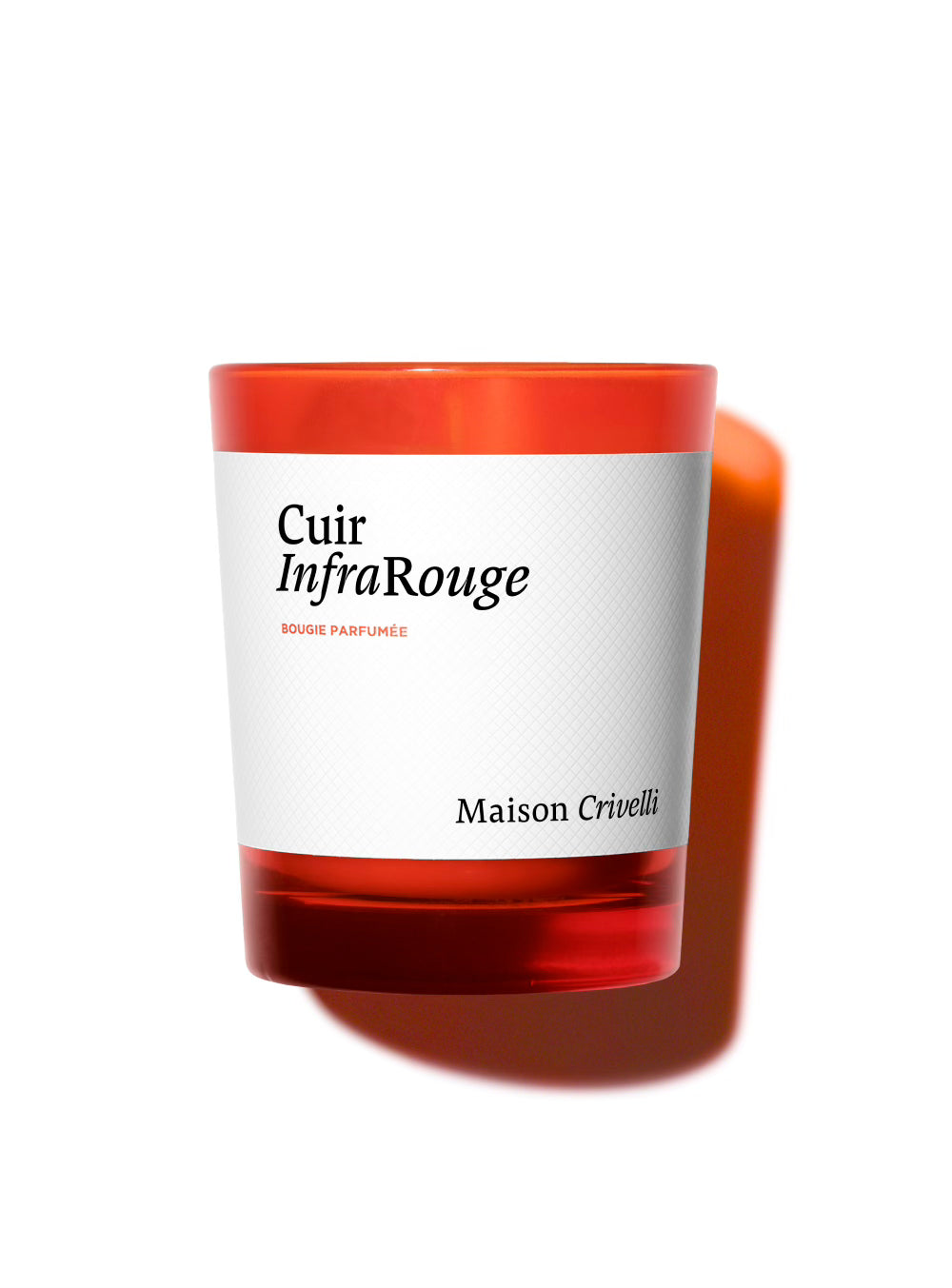 Bougie parfumée Cuir InfraRouge de Maison Crivelli