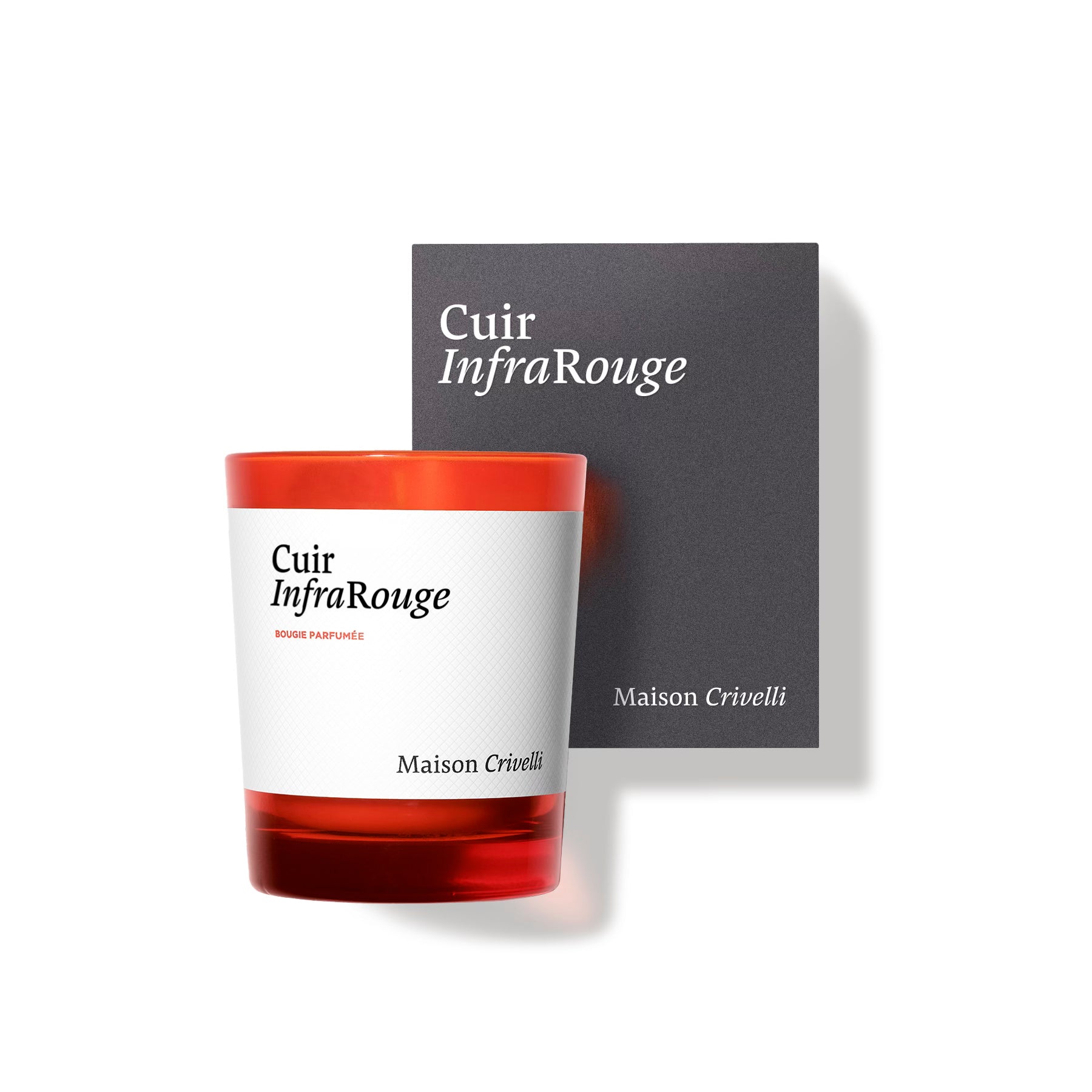 Bougie parfumée Cuir InfraRouge de Maison Crivelli 190 g