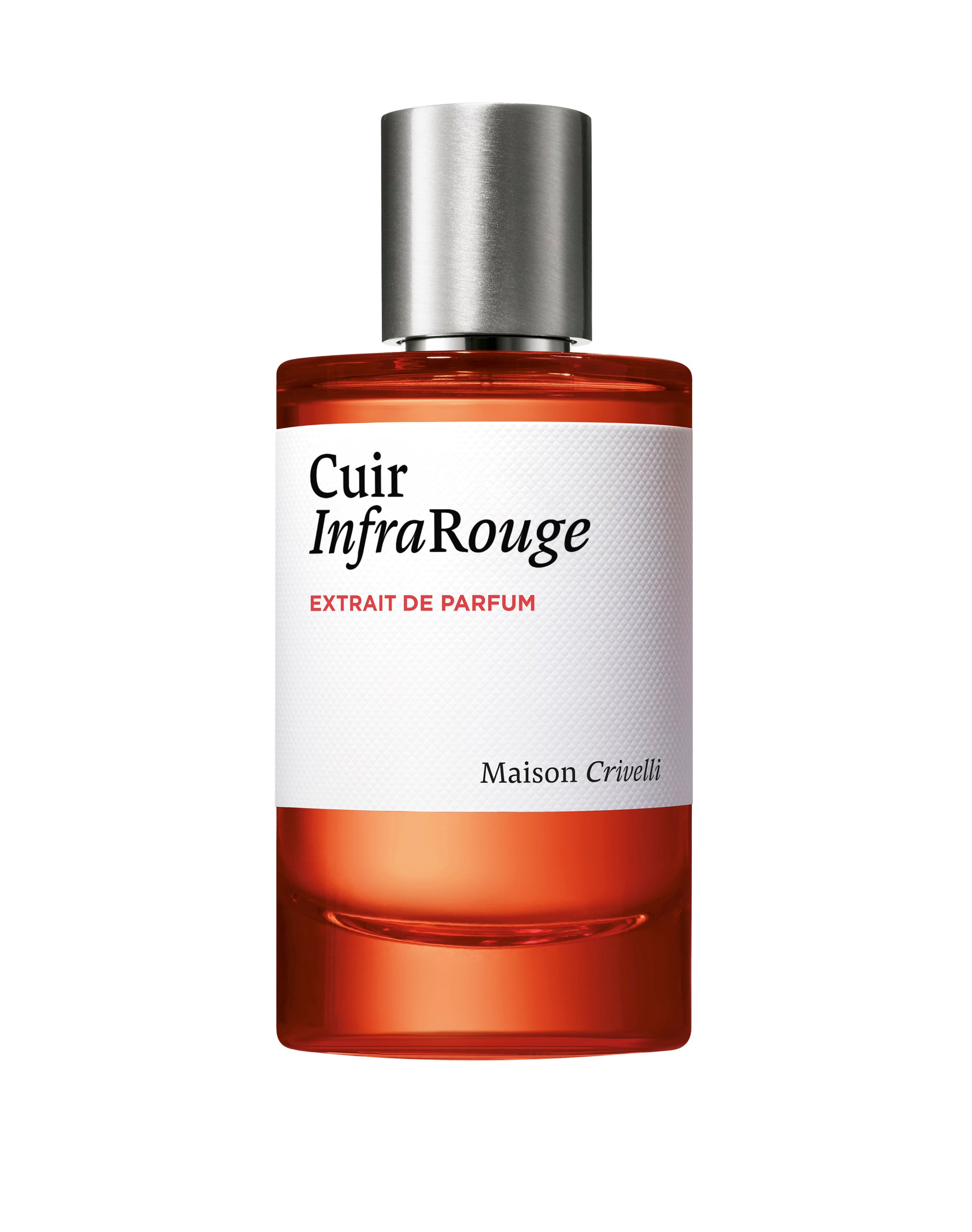 Cuir InfraRouge de Maison Crivelli, extrait de parfum en flacon