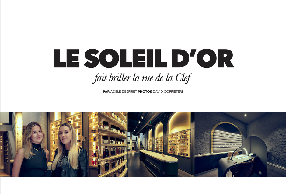 Article de presse « Le Soleil d'Or fait briller la rue de la Clef »