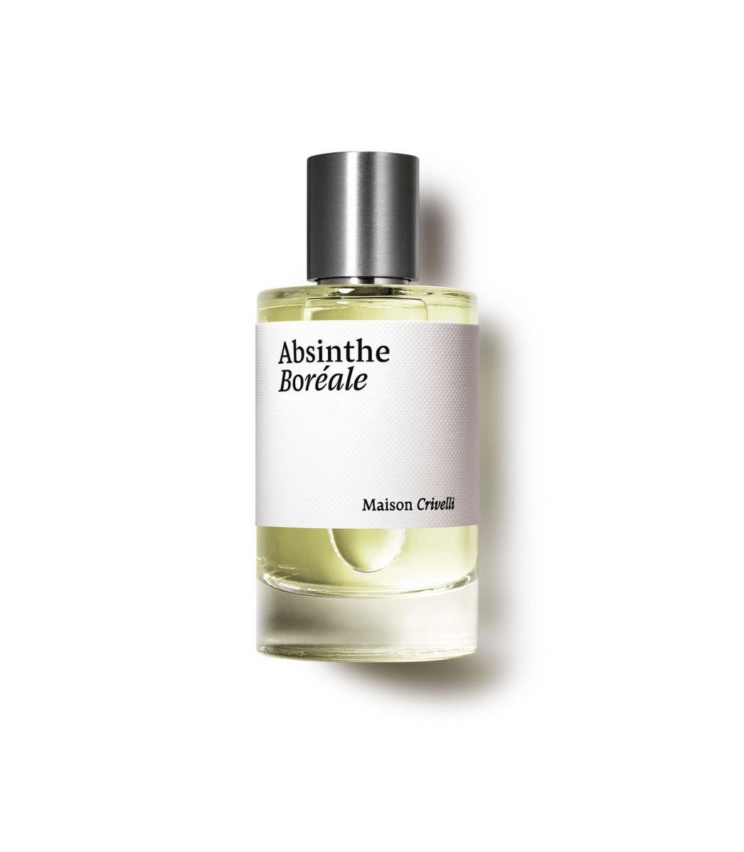 Absinthe Boréale de Maison Crivelli, flacon vu de face