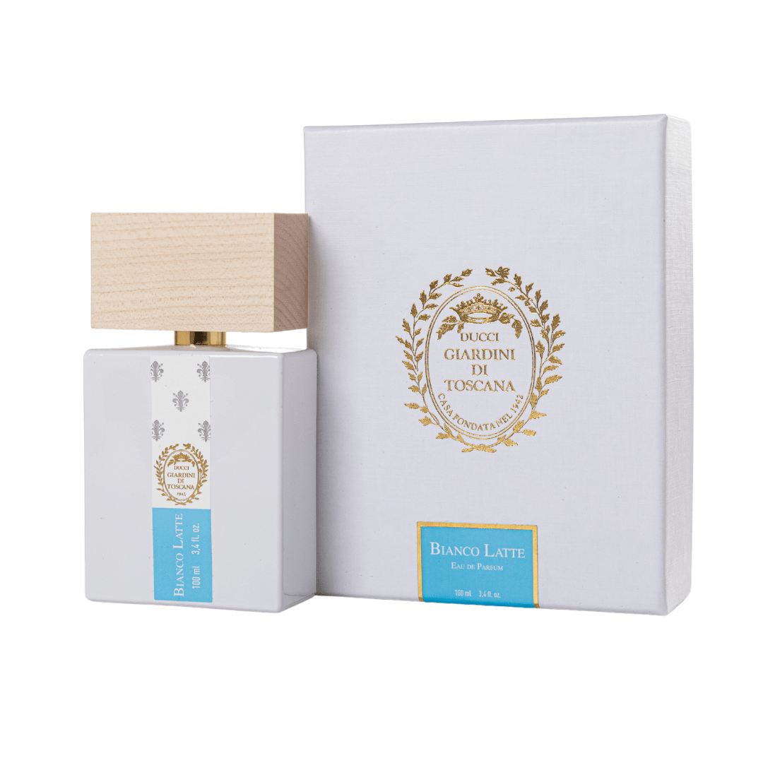 Bianco Latte de Giardini di Toscana, eau de parfum 100 ml avec son étui