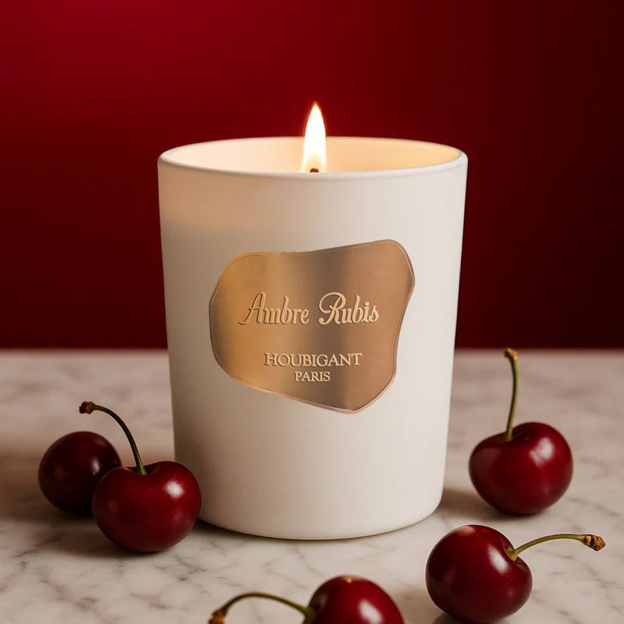BOUGIE AMBRE RUBIS HOUBIGANT - Soleil d'Or