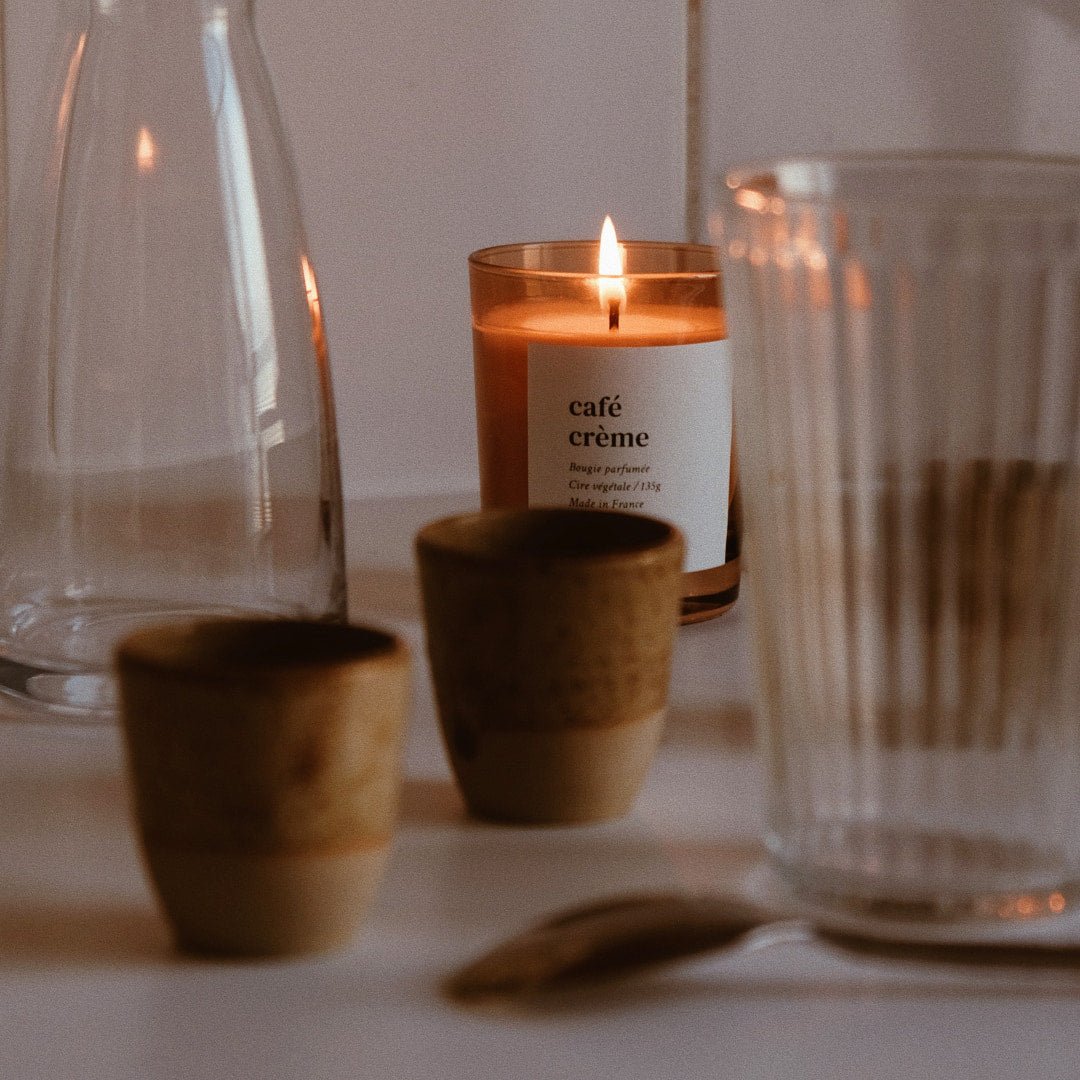 BOUGIE CAFÉ CRÈME VERSATILE - Soleil d'Or