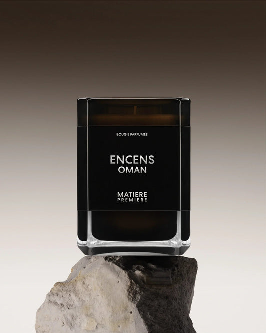 BOUGIE ENCENS OMAN MATIERE PREMIERE - Soleil d'Or