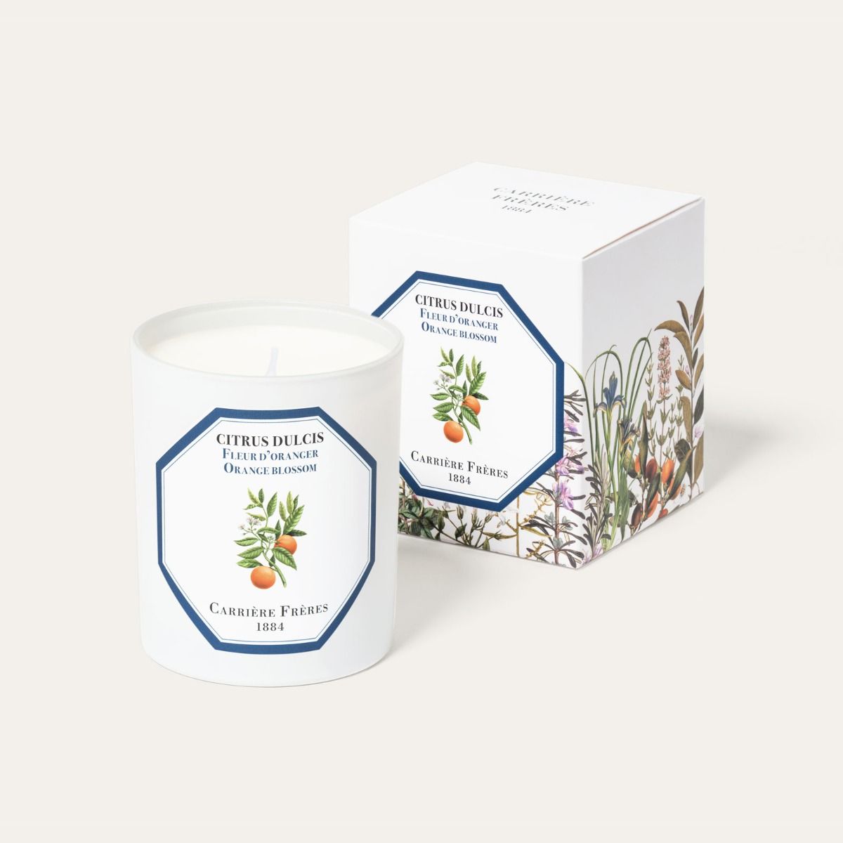 Bougie Fleur d'oranger CARRIÈRE FRÈRES - Parfumerie du Soleil d'Or