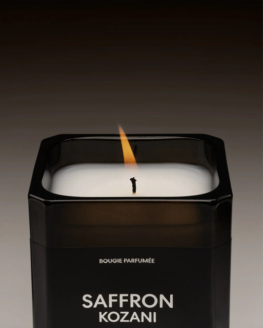 BOUGIE SAFFRON KOZANI MATIERE PREMIERE - Soleil d'Or