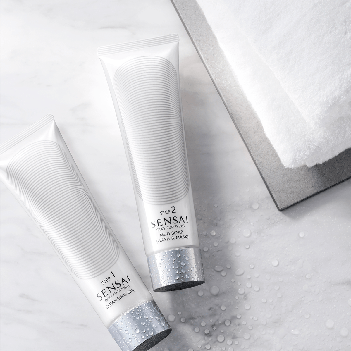 CLEANSING GEL - SILKY PURIFYING SENSAÏ - Parfumerie du Soleil d'Or