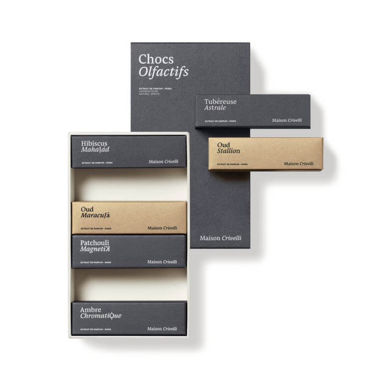 Coffret aventure extraits de parfum Maison Crivelli