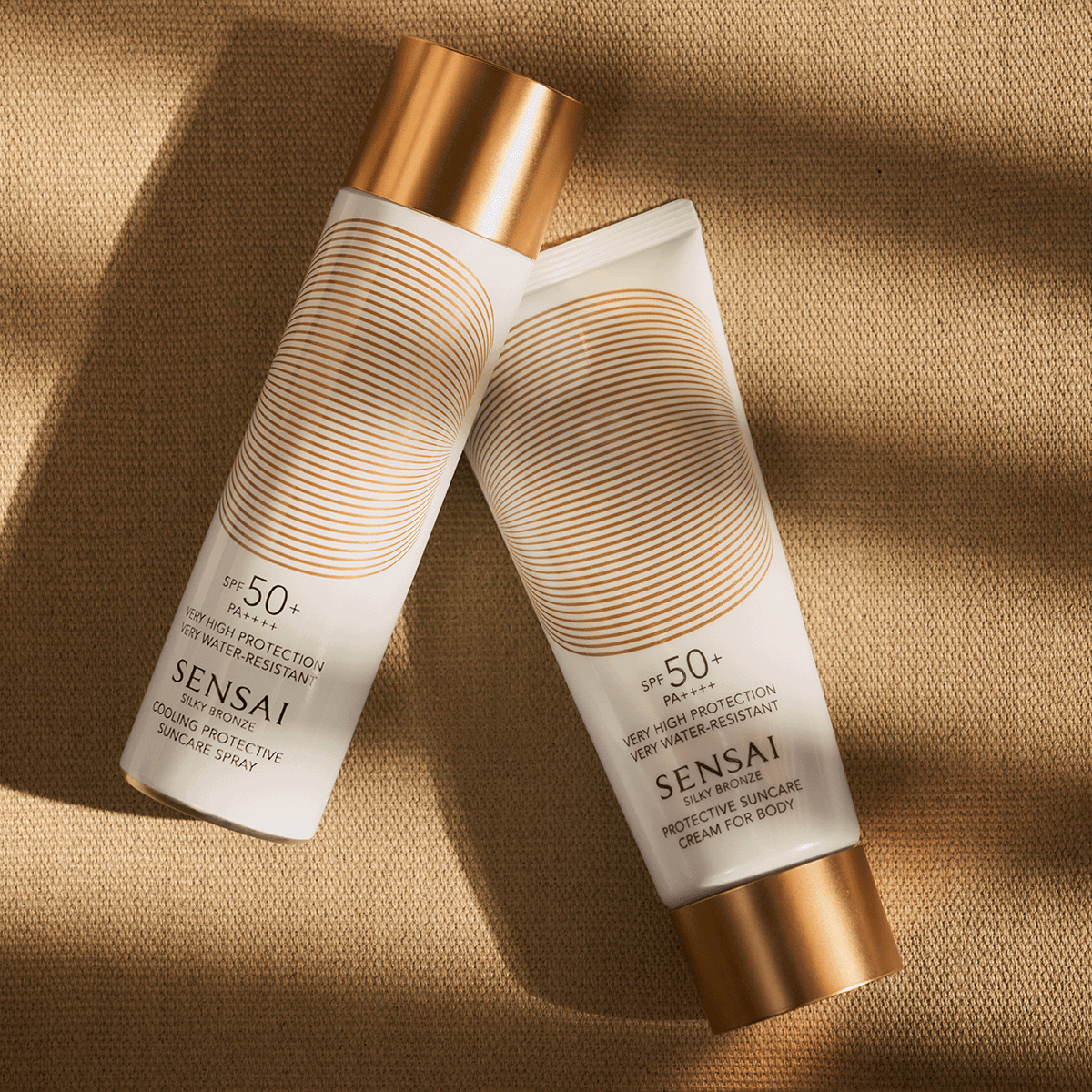 CRÈME PROTECTION SOLAIRE POUR LE CORPS - SILKY BRONZE SENSAÏ - Soleil d'Or