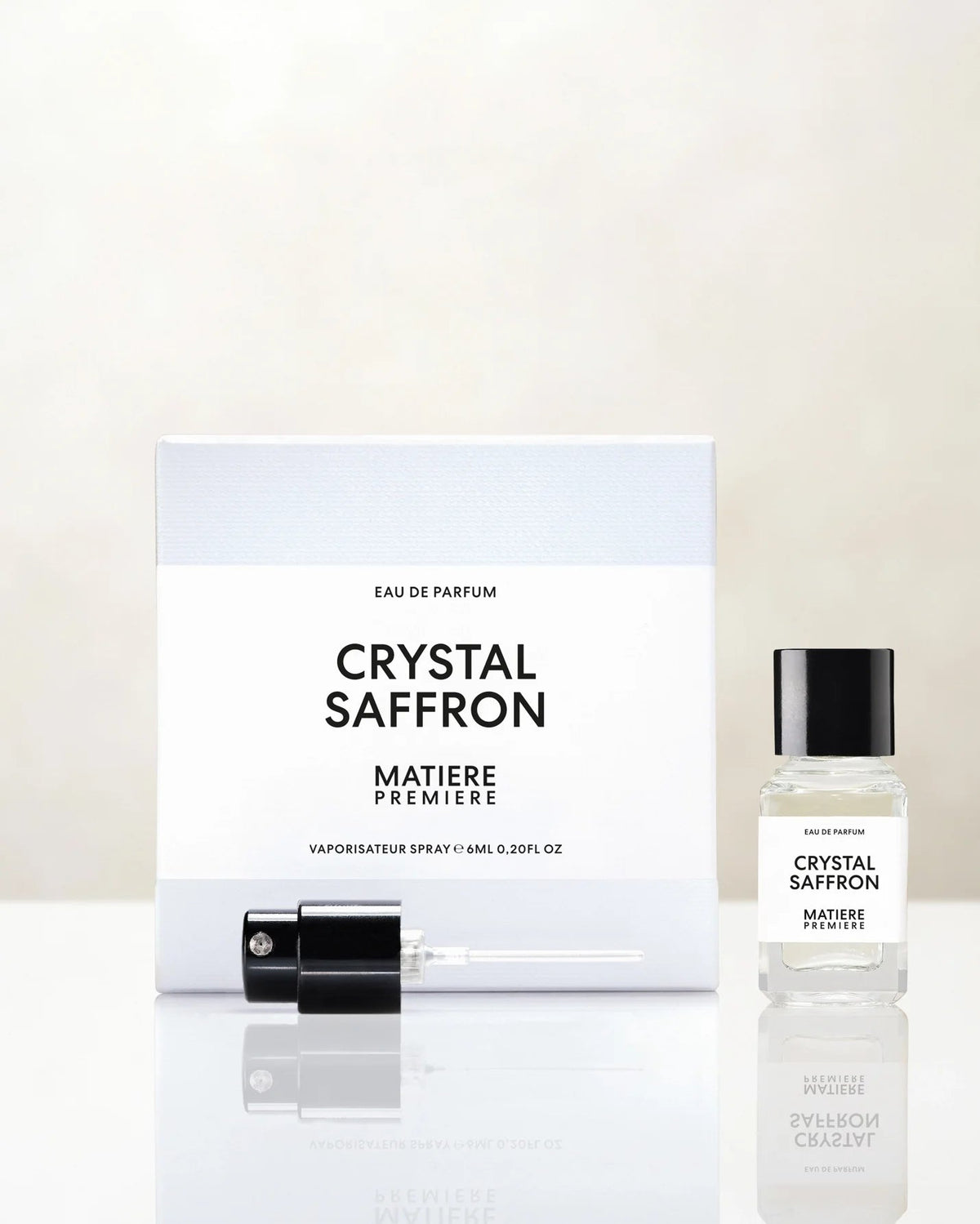 CRYSTAL SAFFRON de Matière Première, eau de parfum format voyage 6 ml