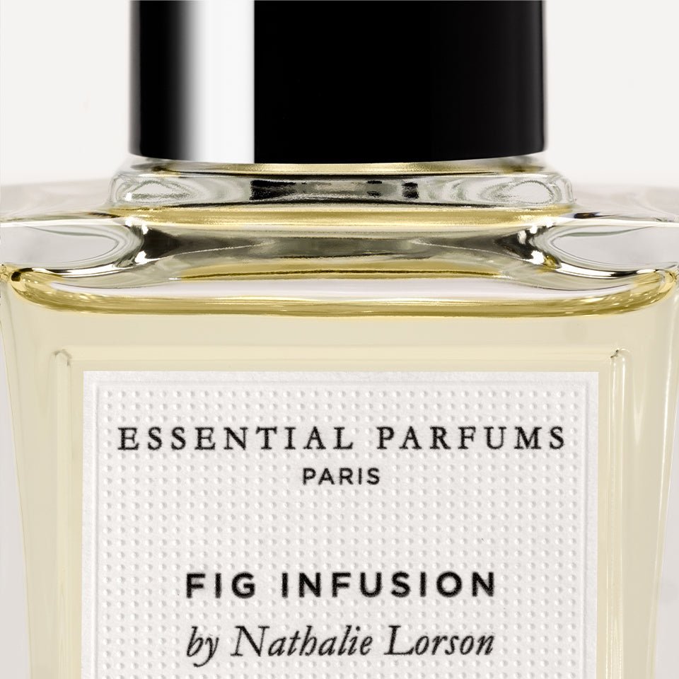 Fig Infusion d'Essential Parfums, détail de l'étiquette