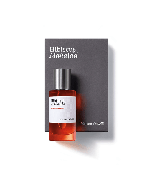 Hibiscus Mahajád de Maison Crivelli, extrait de parfum 50 ml avec son étui