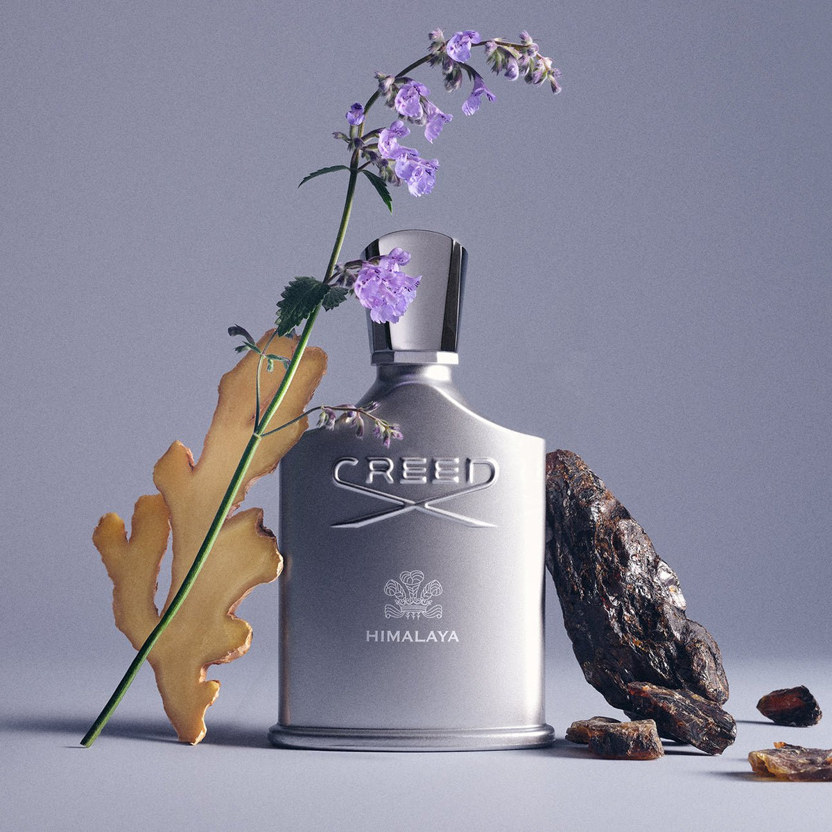 Himalaya by Creed, bottle with raw materials