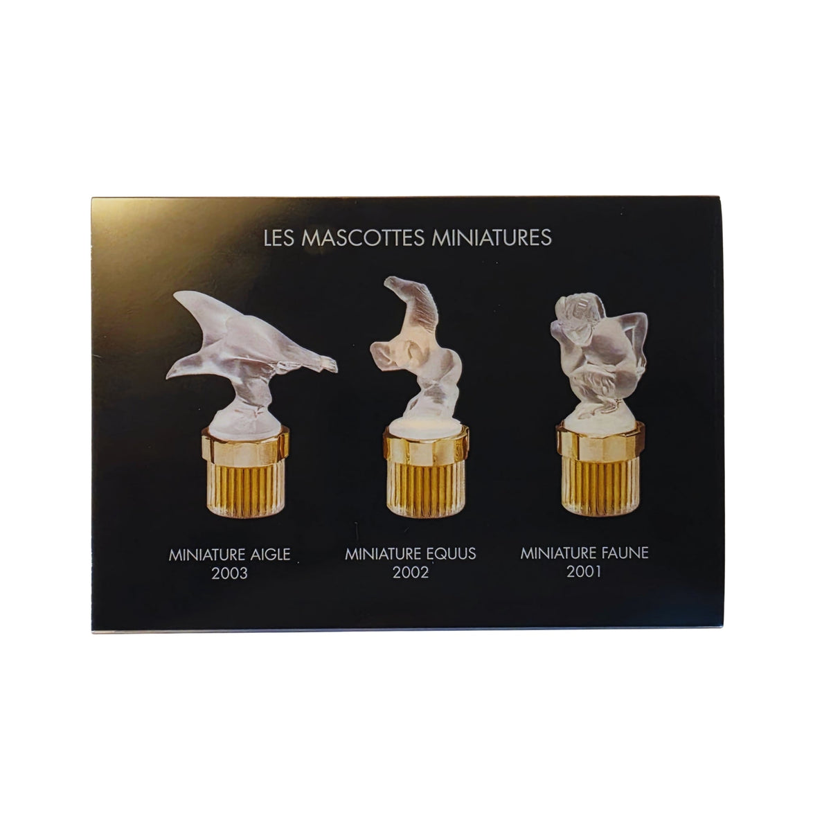 Les Mascottes Miniatures - 3x5ml LALIQUE - Parfumerie du Soleil d'Or