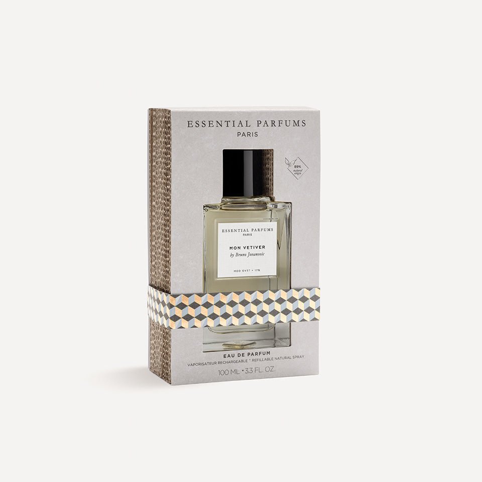 Mon Vetiver by Essential Parfums, 100 ml eau de parfum with its box