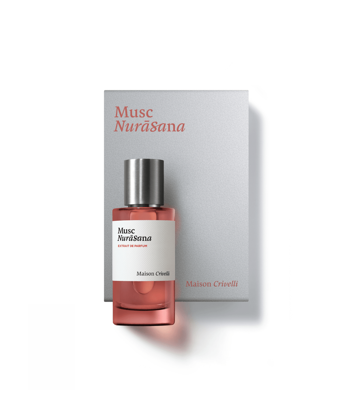 Musc Nurāsana de Maison Crivelli, extrait de parfum 50 ml avec son étui