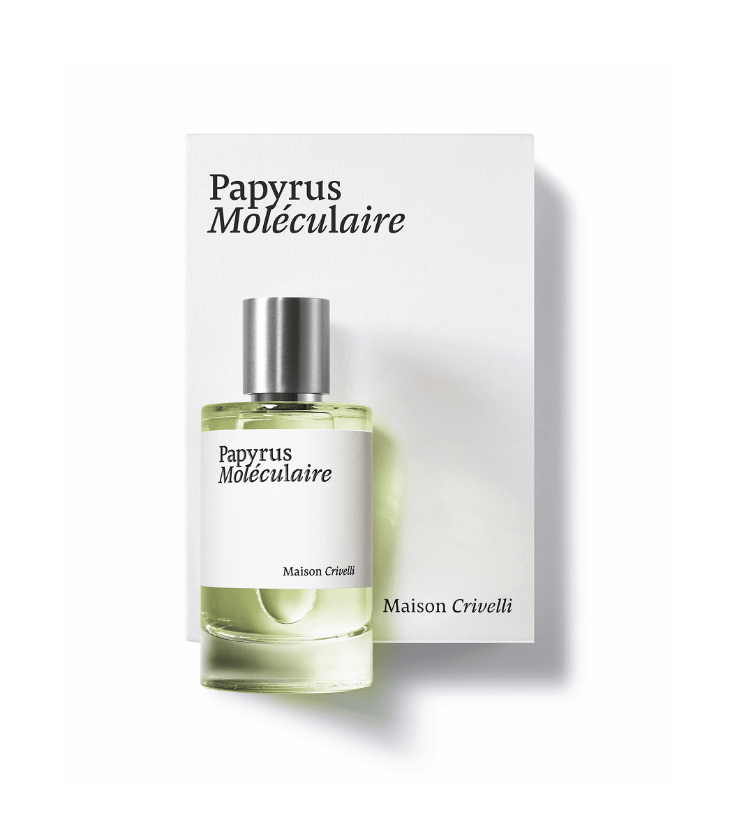 Papyrus Moléculaire de Maison Crivelli, eau de parfum 100 ml avec son étui