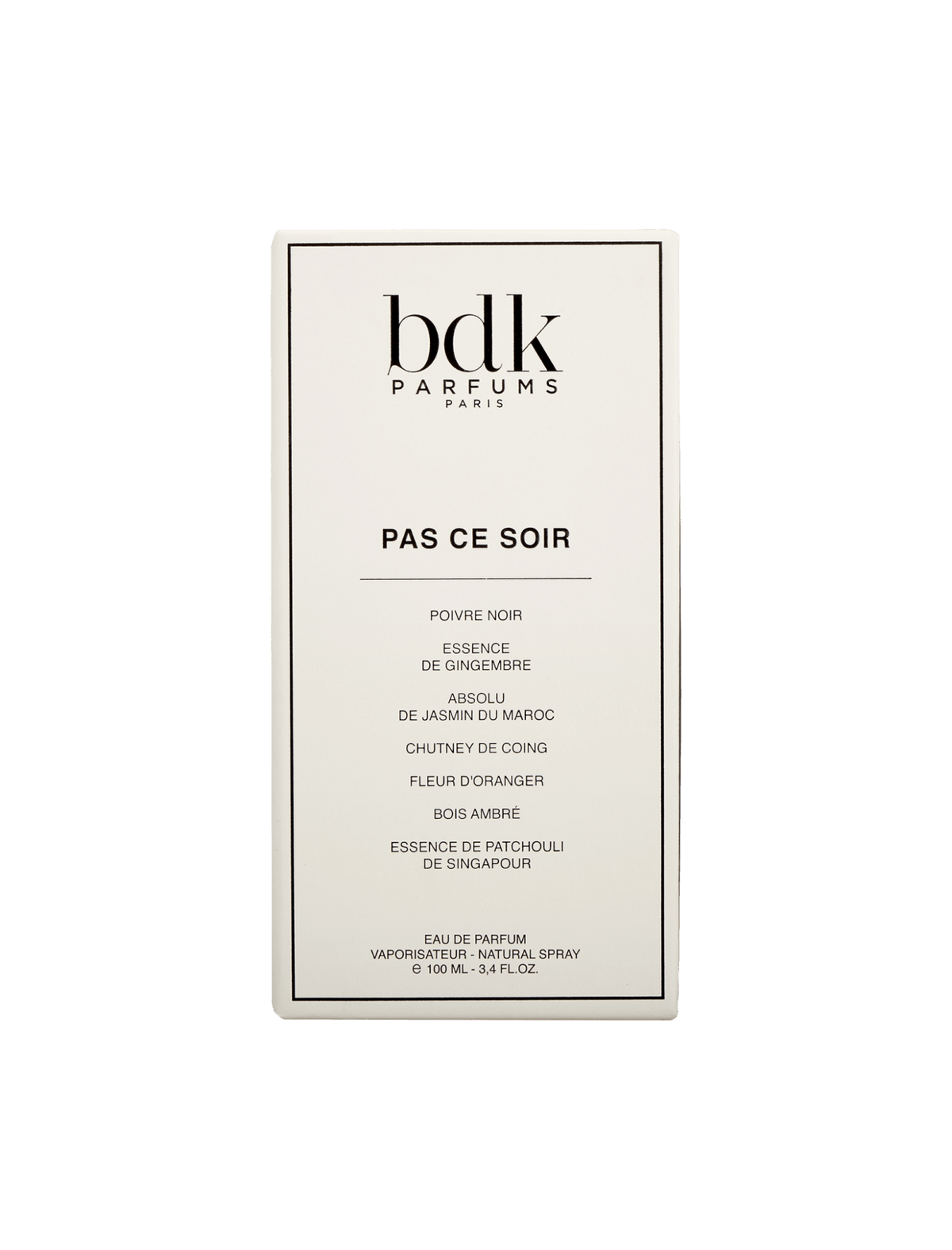 Pas ce Soir de BDK Parfums, eau de parfum