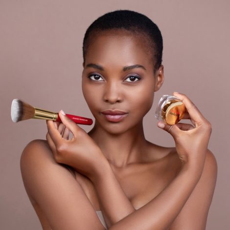 Pinceau Dual - Fiber Poudre LE ROUGE FRANÇAIS - Parfumerie du Soleil d'Or
