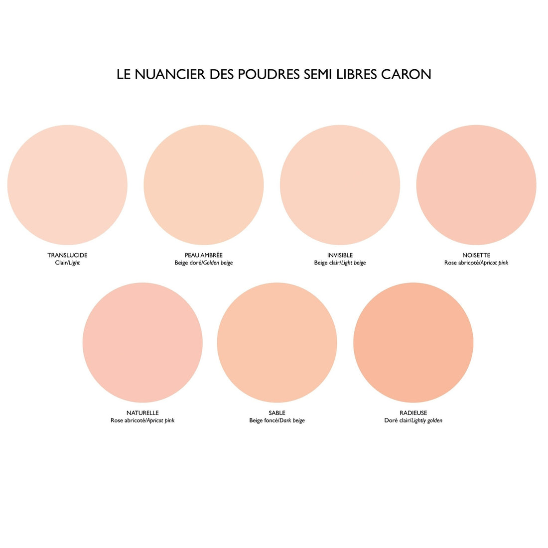 POUDRE SEMI-LIBRE SABLE CARON - Soleil d'Or