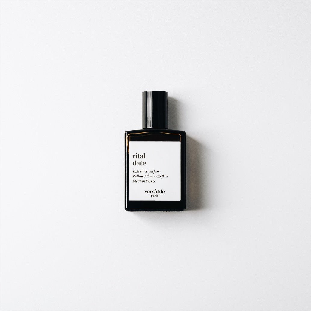 RITAL DATE de Versatile, extrait de parfum format voyage 15 ml