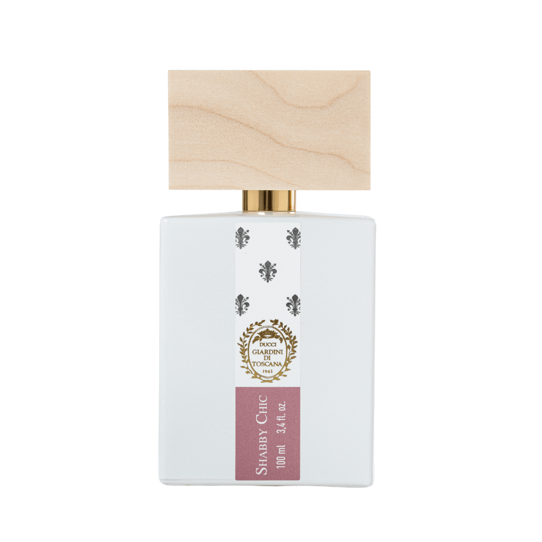 Shabby Chic by Giardini di Toscana, back of the bottle