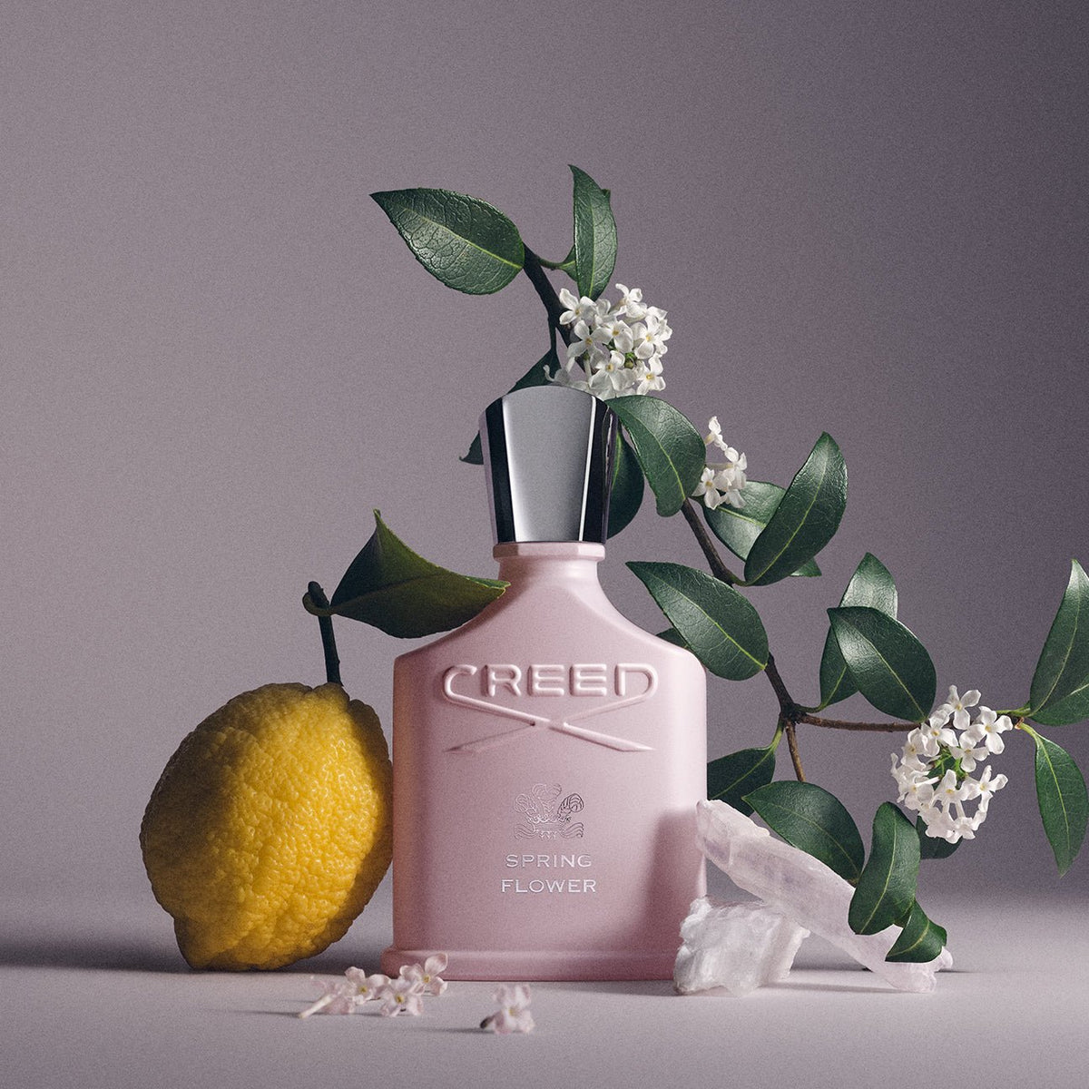 Spring Flower by Creed, bottle with raw materials
