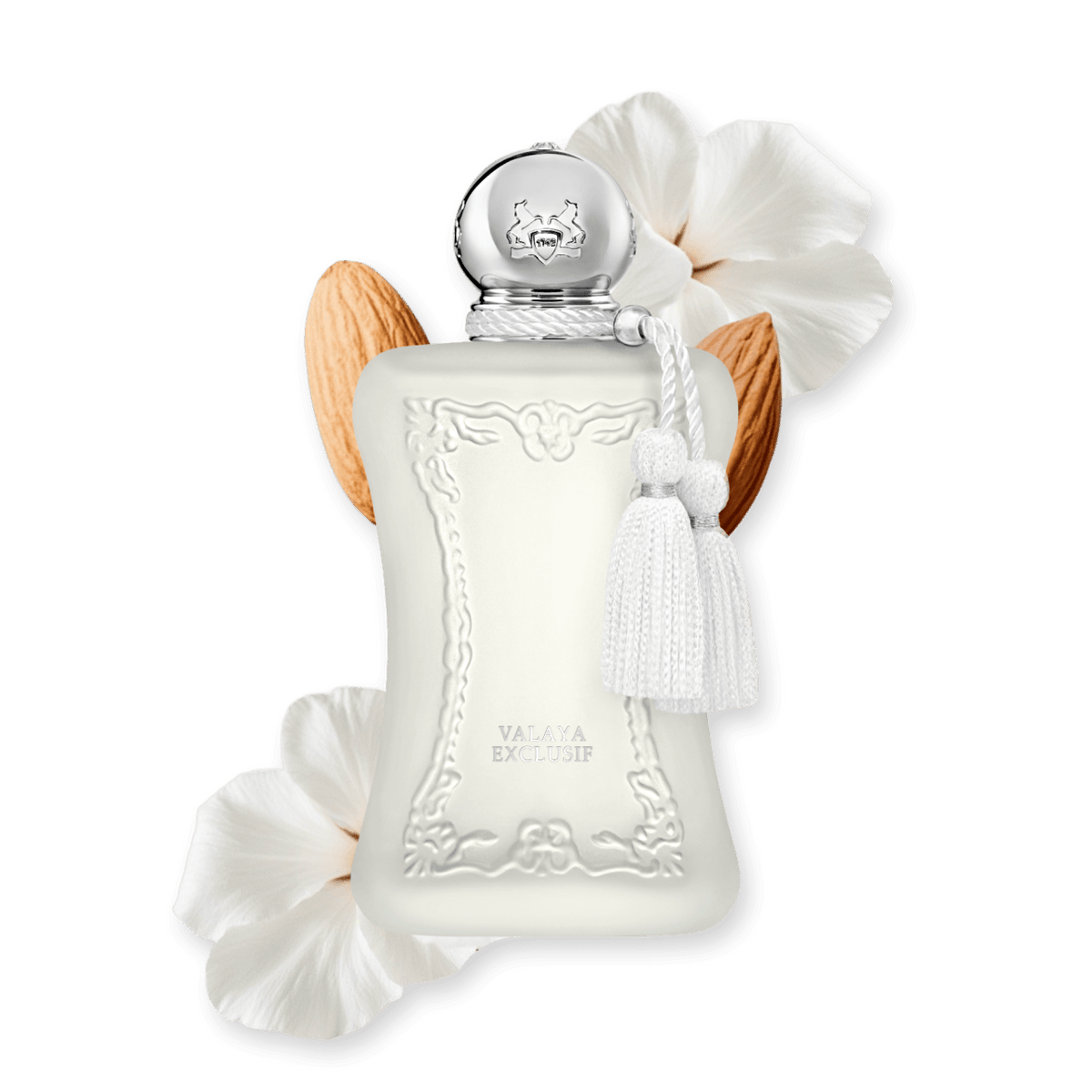 Valaya Exclusif de Parfums de Marly, flacon et matières premières