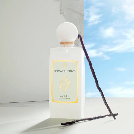 Vanille de Domaine Privé, flacon en ambiance