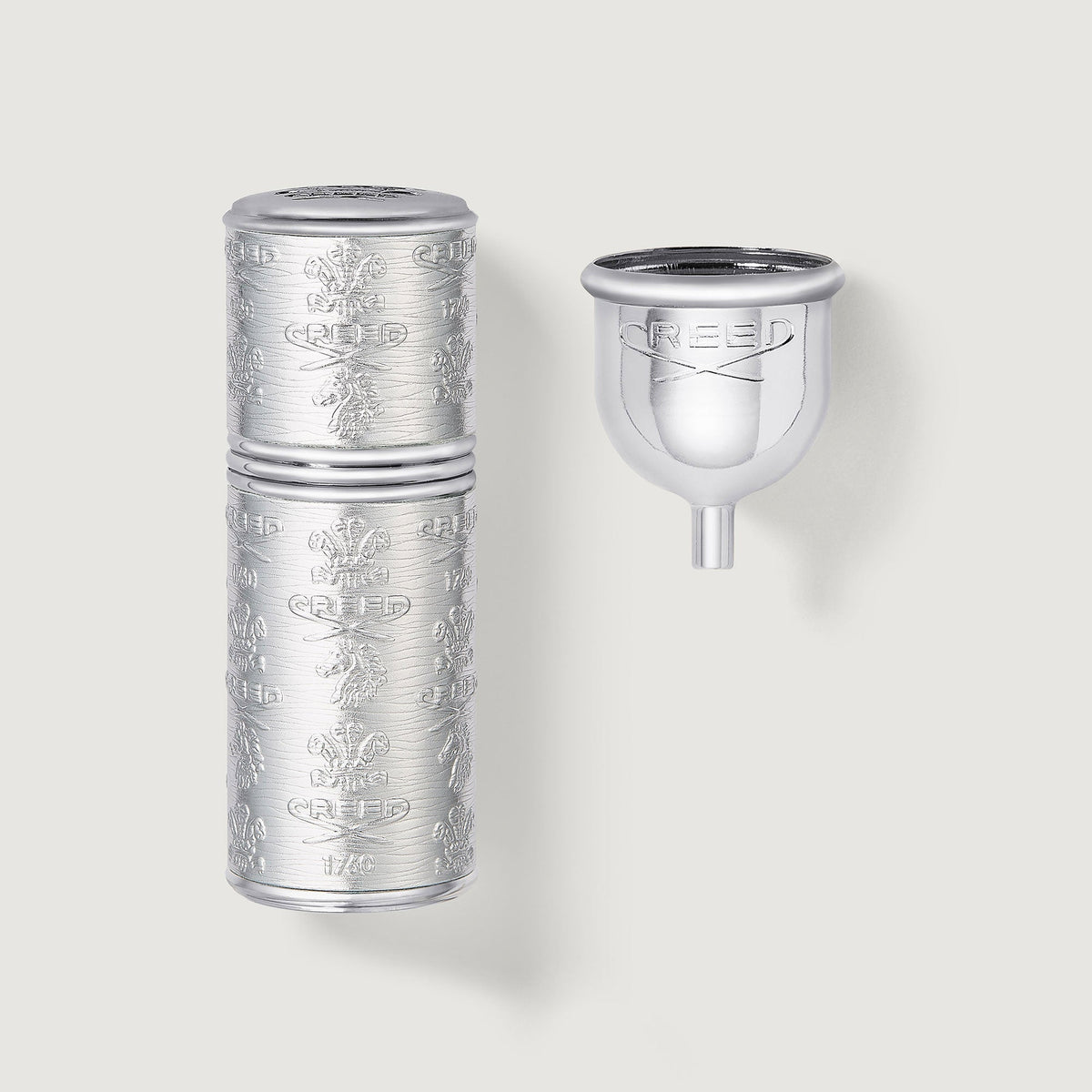 Vaporisateur de voyage Creed argent et argent, 50 ml